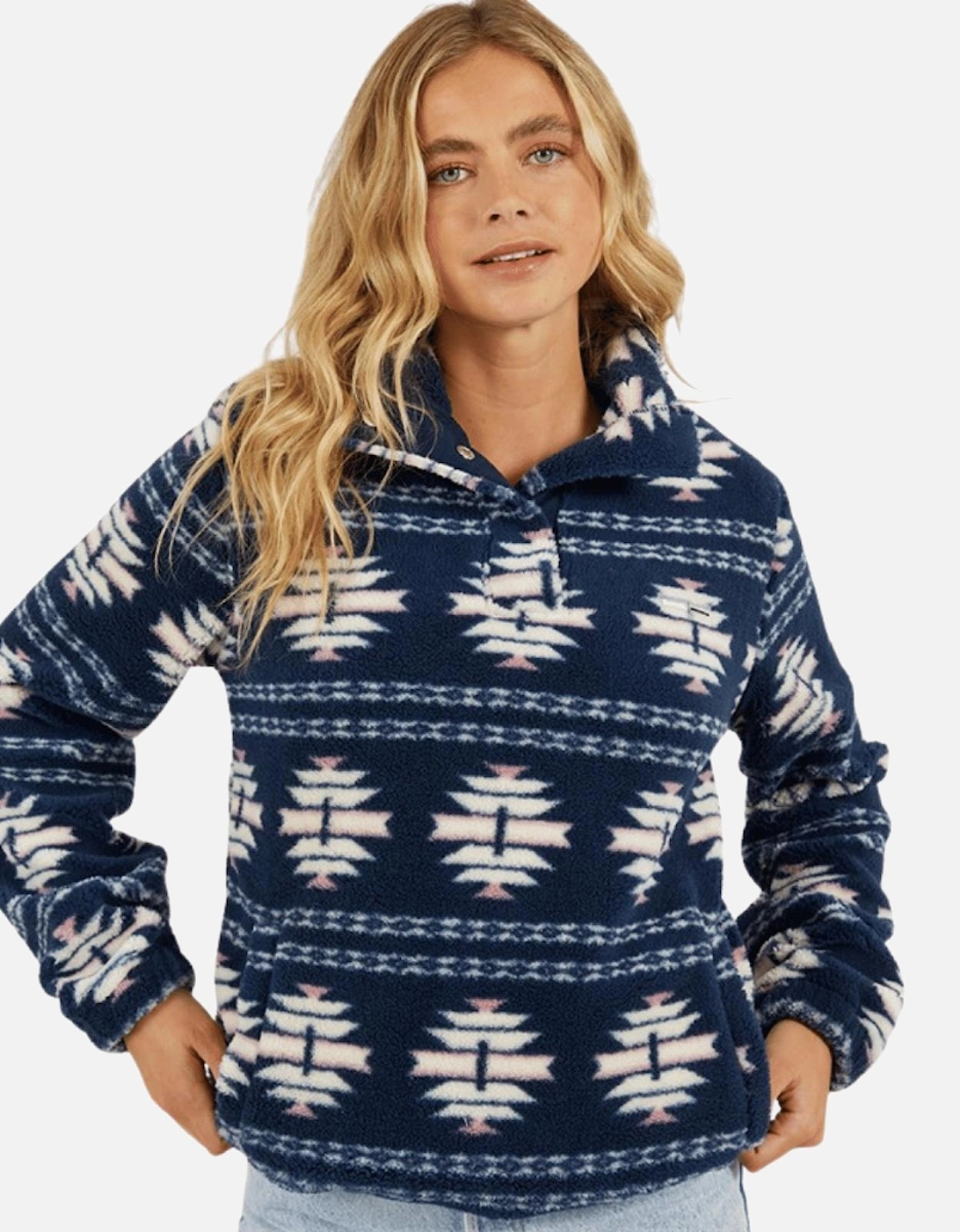 Womens Navo Half Zip Fleece, 2 of 1