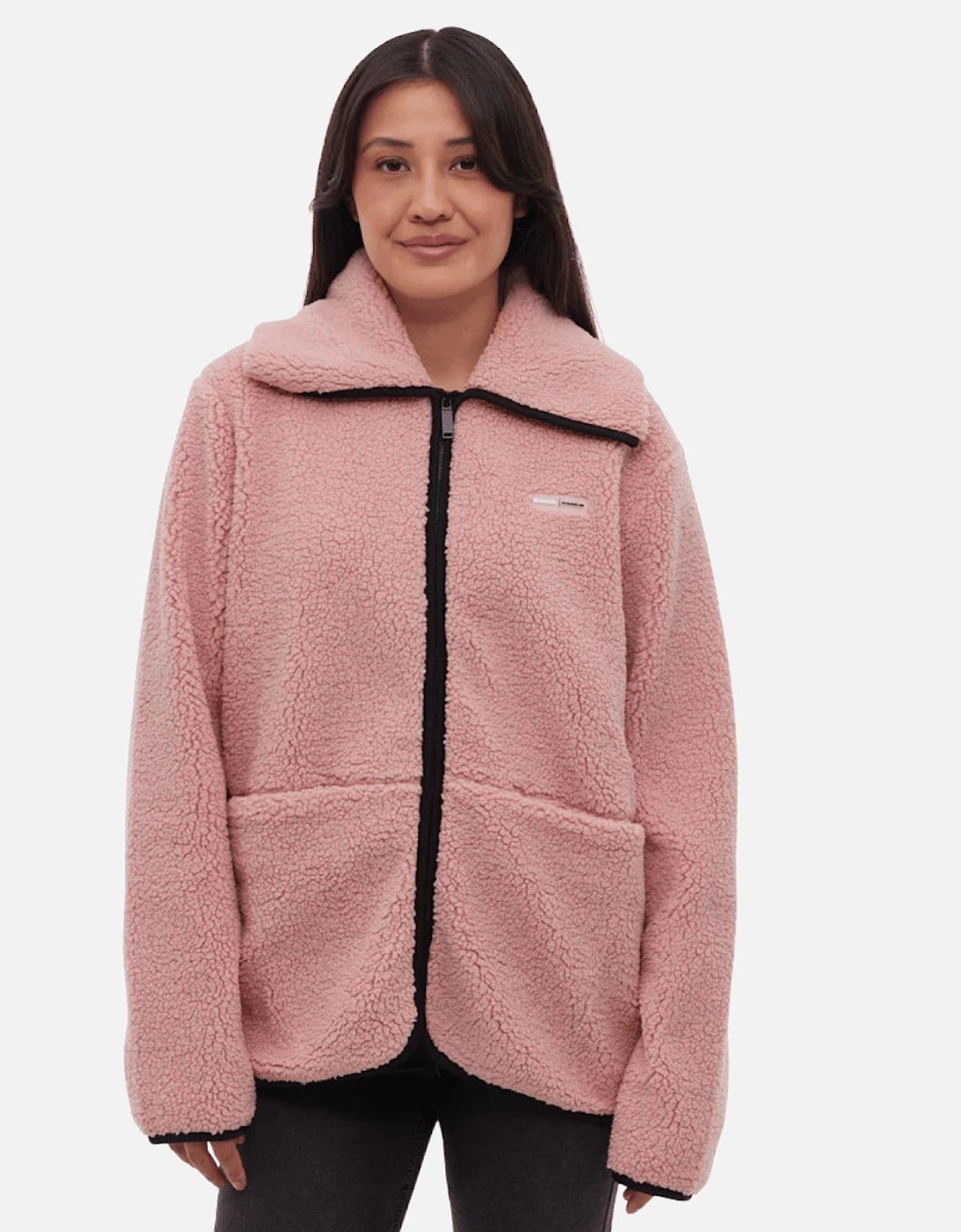 Womens Riah Funnel Neck Full Zip Fleece, 2 of 1