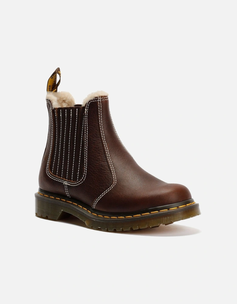 Dr. Martens 2976 Leonore II Chelsea Leather Women's Dark Brown Boots
