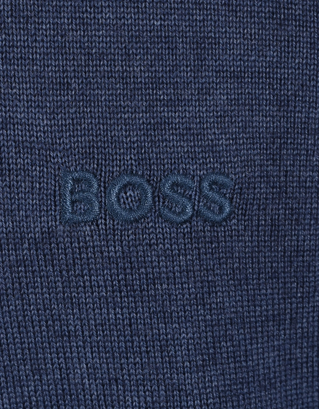 BOSS ORANGE ASTEFO KNITWEAR OPEN BLUE