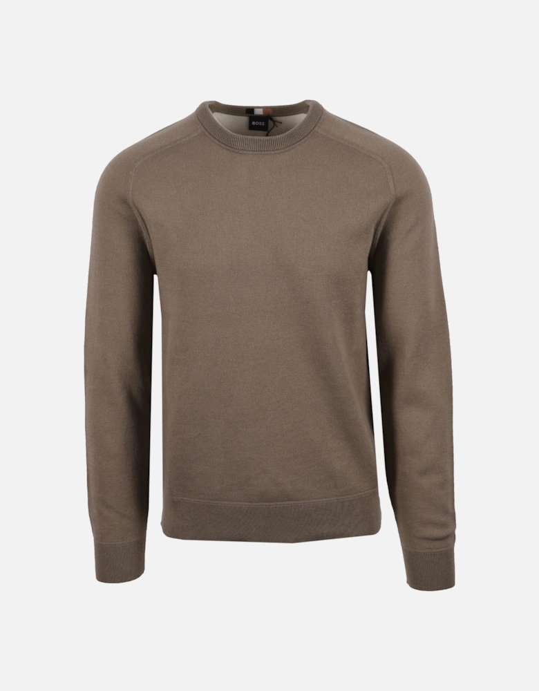 Boss Black Hidoneo Knitwear Open Brown