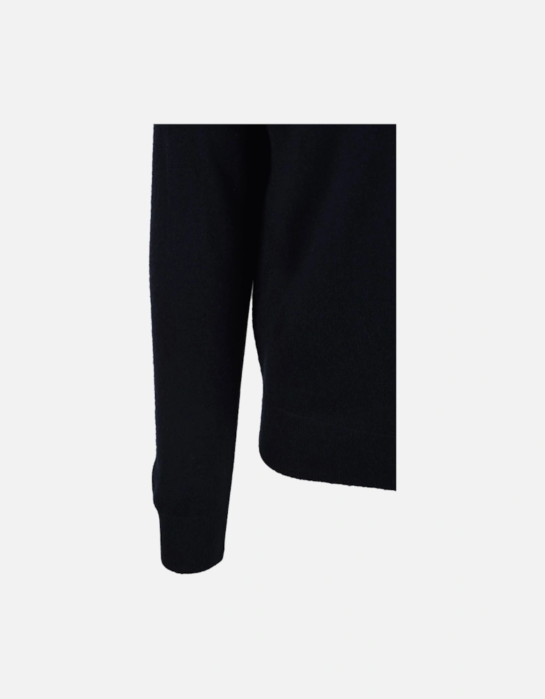 BOSS BLACK HEMARLO HALF ZIP KNITWEAR DARK BLUE