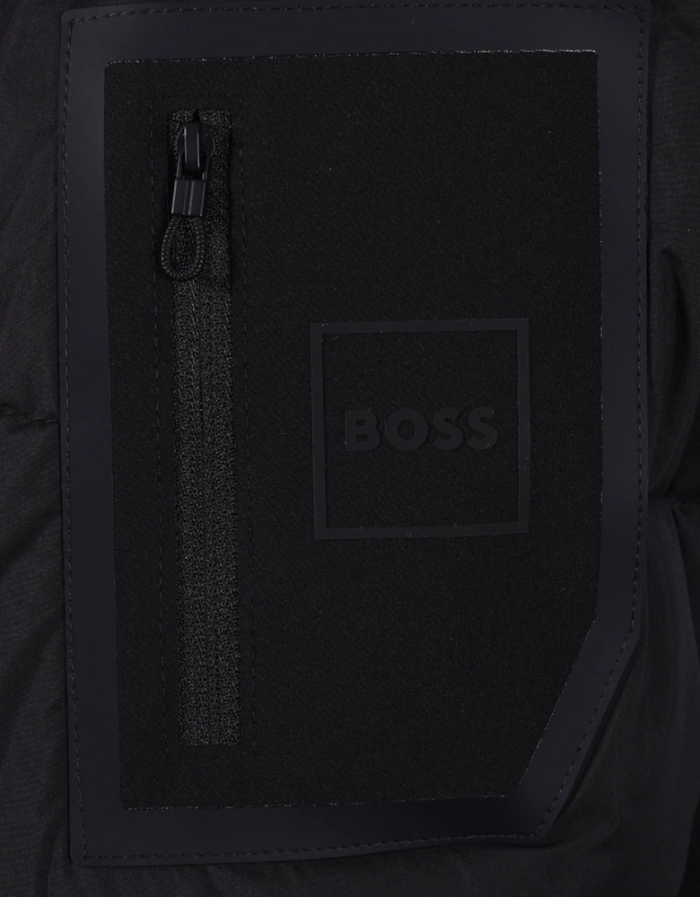 BOSS GREEN URBANEX PUFFER JACKET BLACK