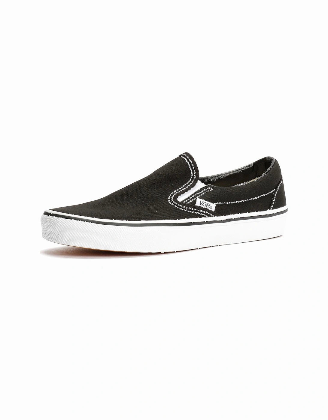 Classic Slip-On Canvas Black Trainers