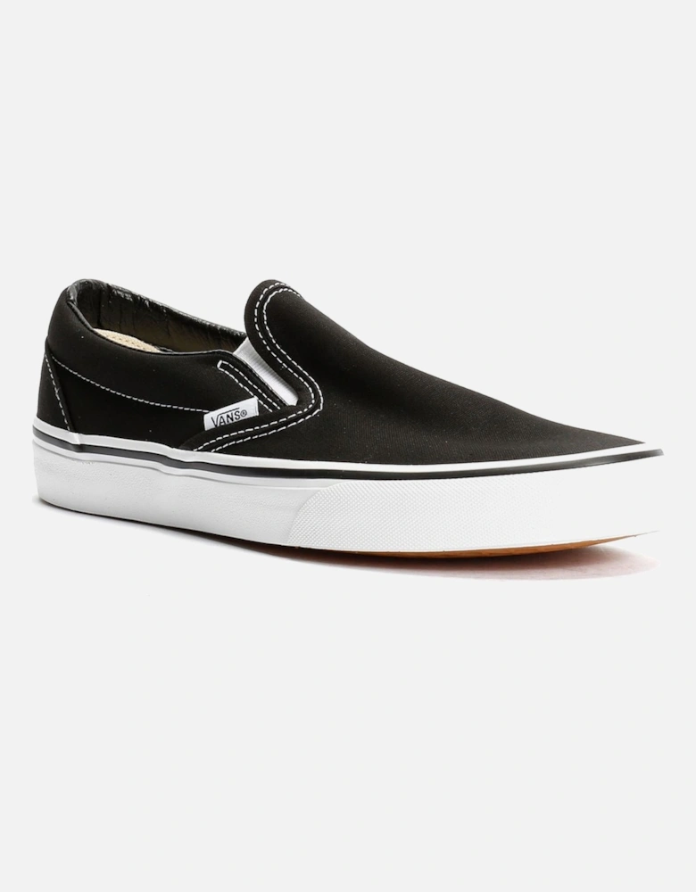 Classic Slip-On Canvas Black Trainers