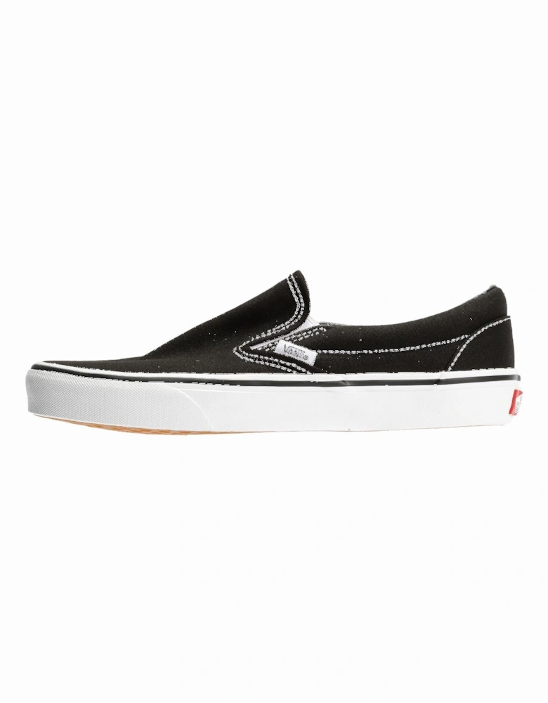 Classic Slip-On Canvas Black Trainers