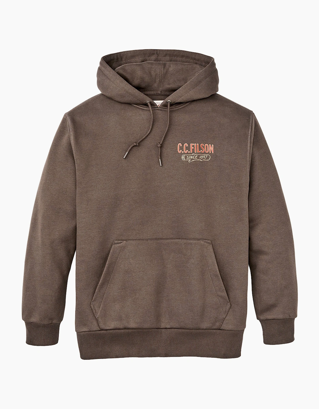 Men's Filson Prospector Graphic Hood - Brown - Size: 42