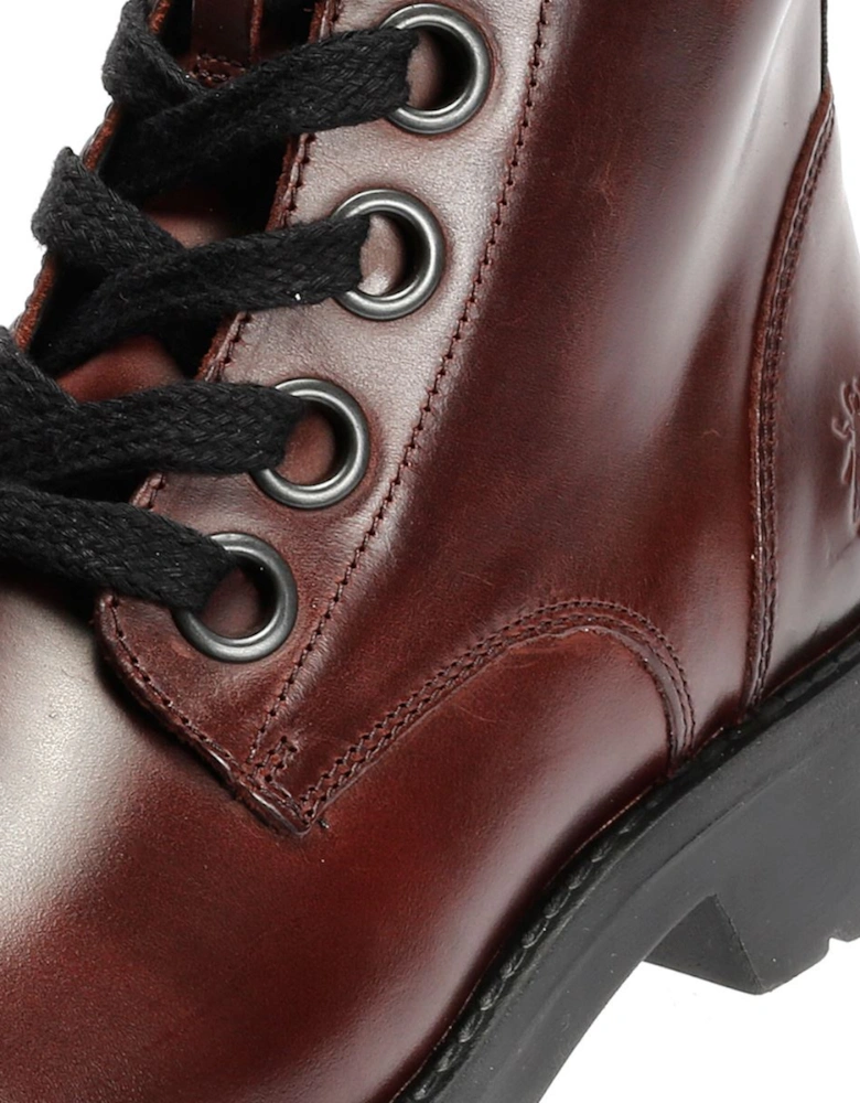 Ragi Leather Women's Wine Boots