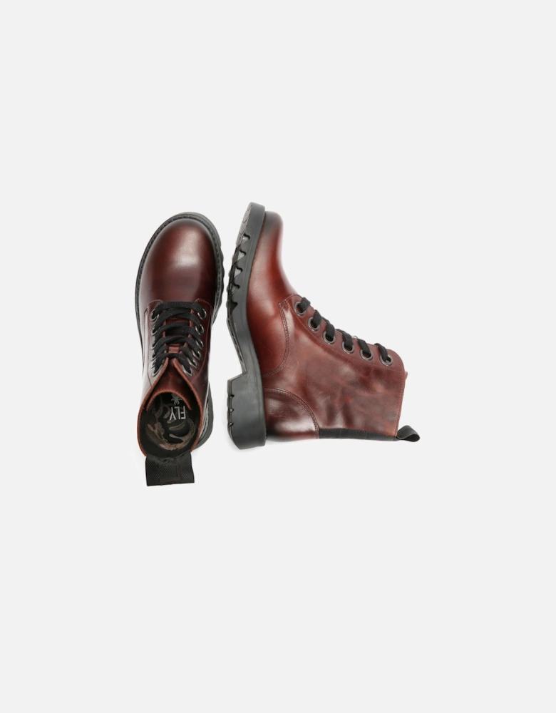 Ragi Leather Women's Wine Boots