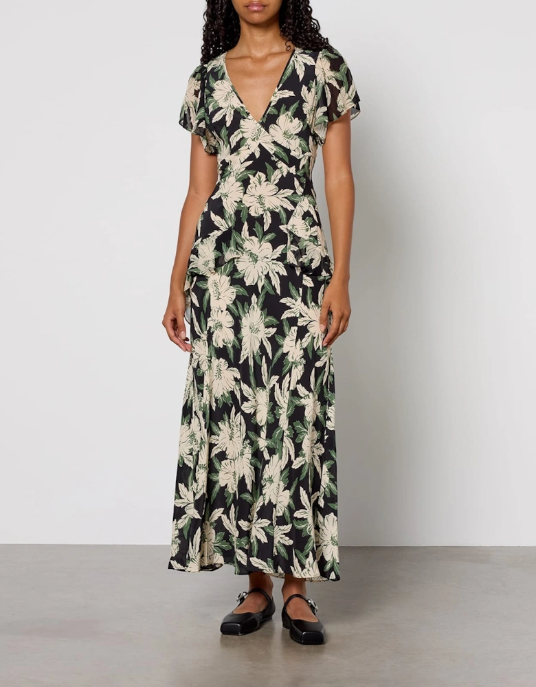 Evie Silk Midi Dress
