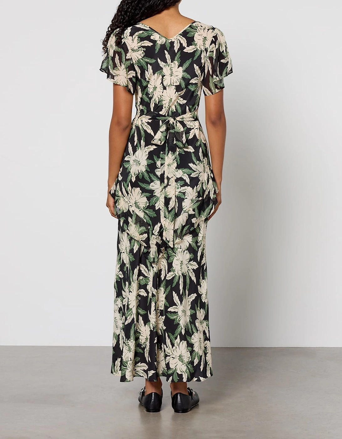Evie Silk Midi Dress
