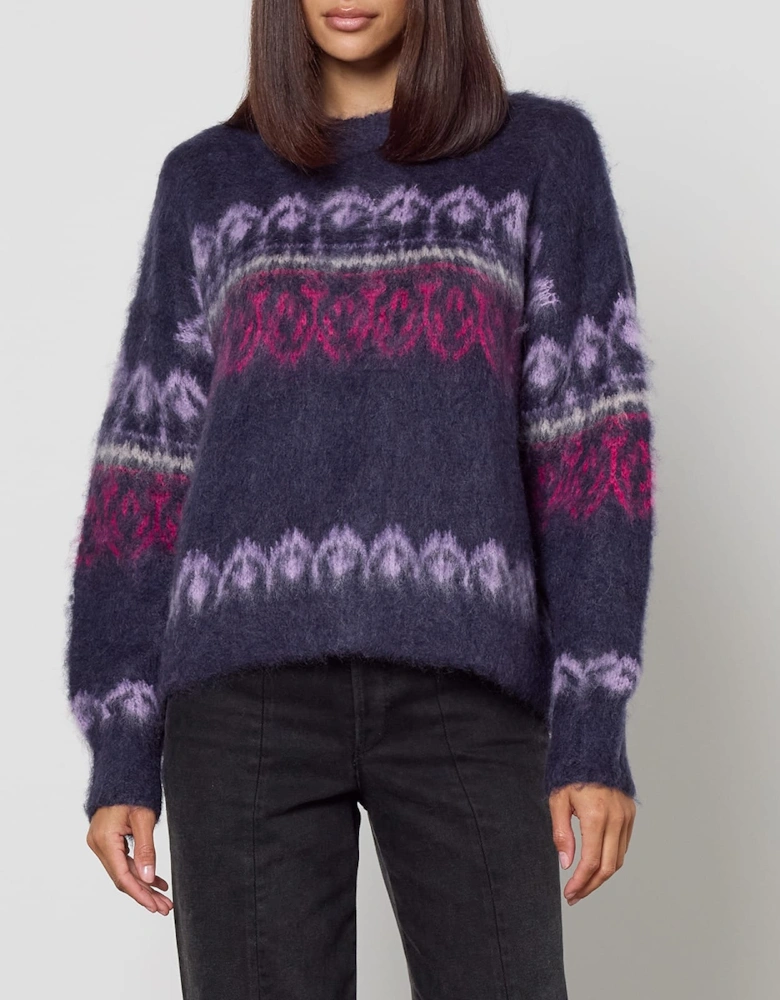 Dully Intarsia-Knit Sweater
