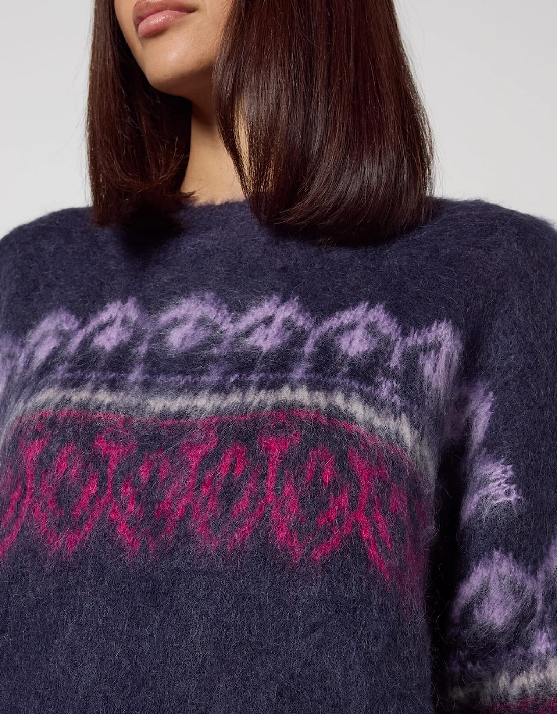 Dully Intarsia-Knit Sweater