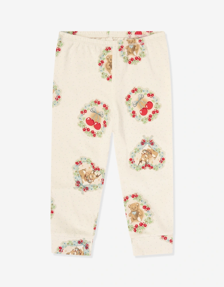 Konges Sløjd Baby Deer Diary Bodysuit Set in Ivory