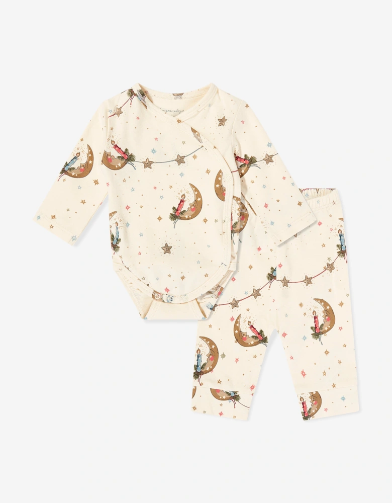 Konges Sløjd Baby Luna Bodysuit Set in Ivory