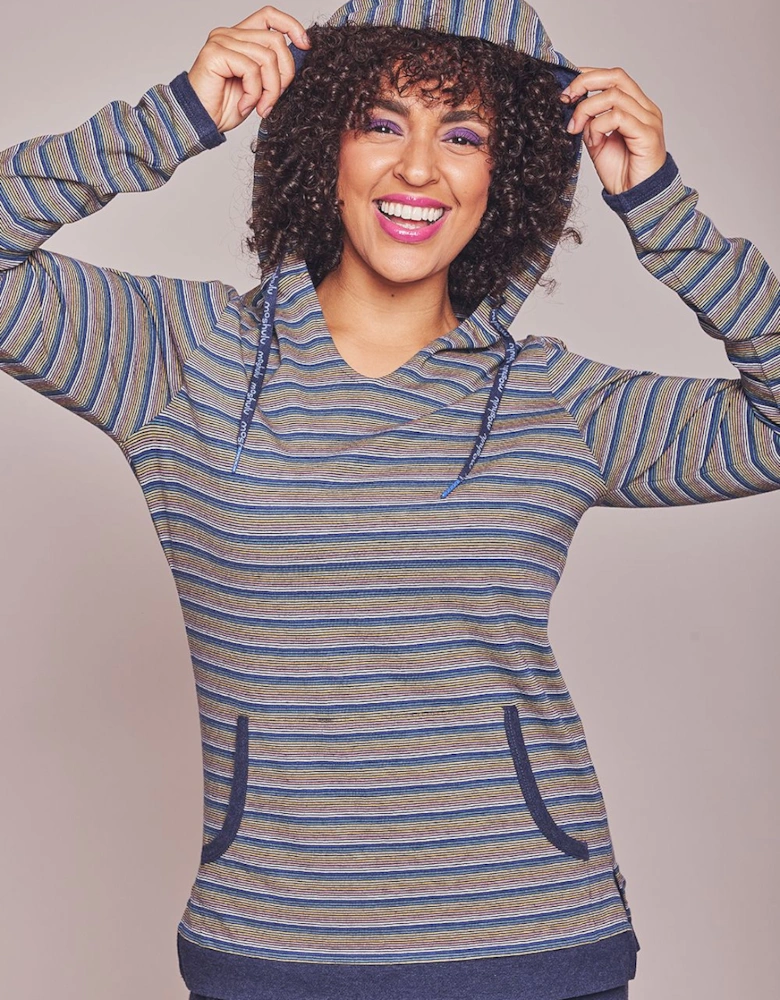 'Downtime' Ladies Hooded Sweatshirt