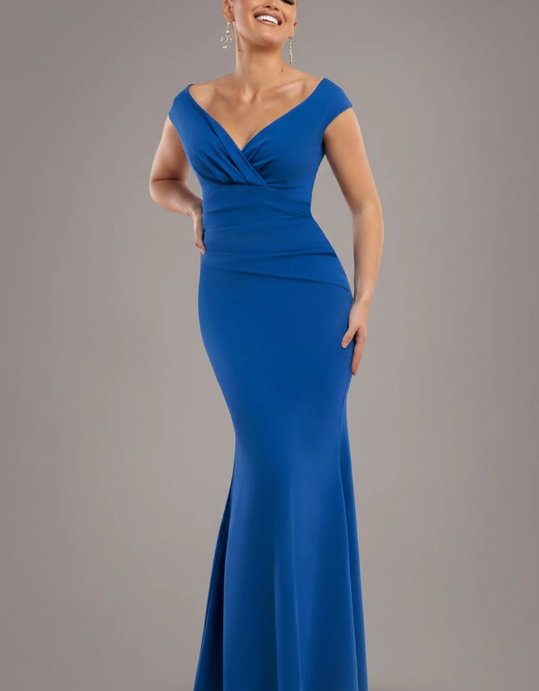 Bardot Pleated Maxi Dress, 2 of 1