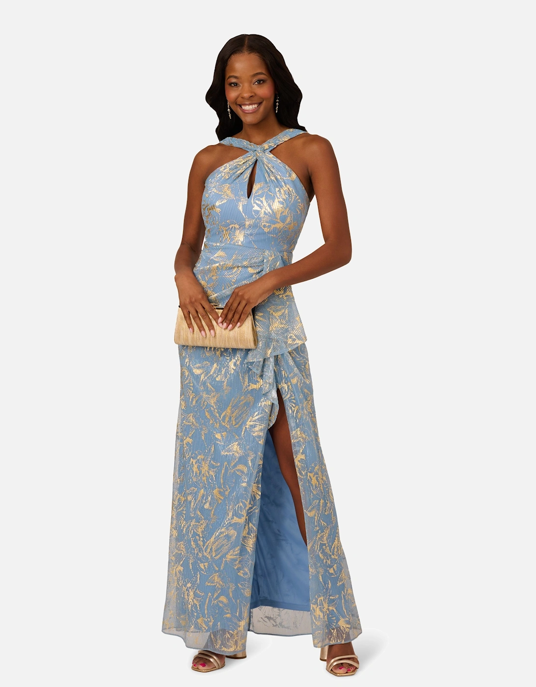 Halter Soft Skirt Gown, 2 of 1