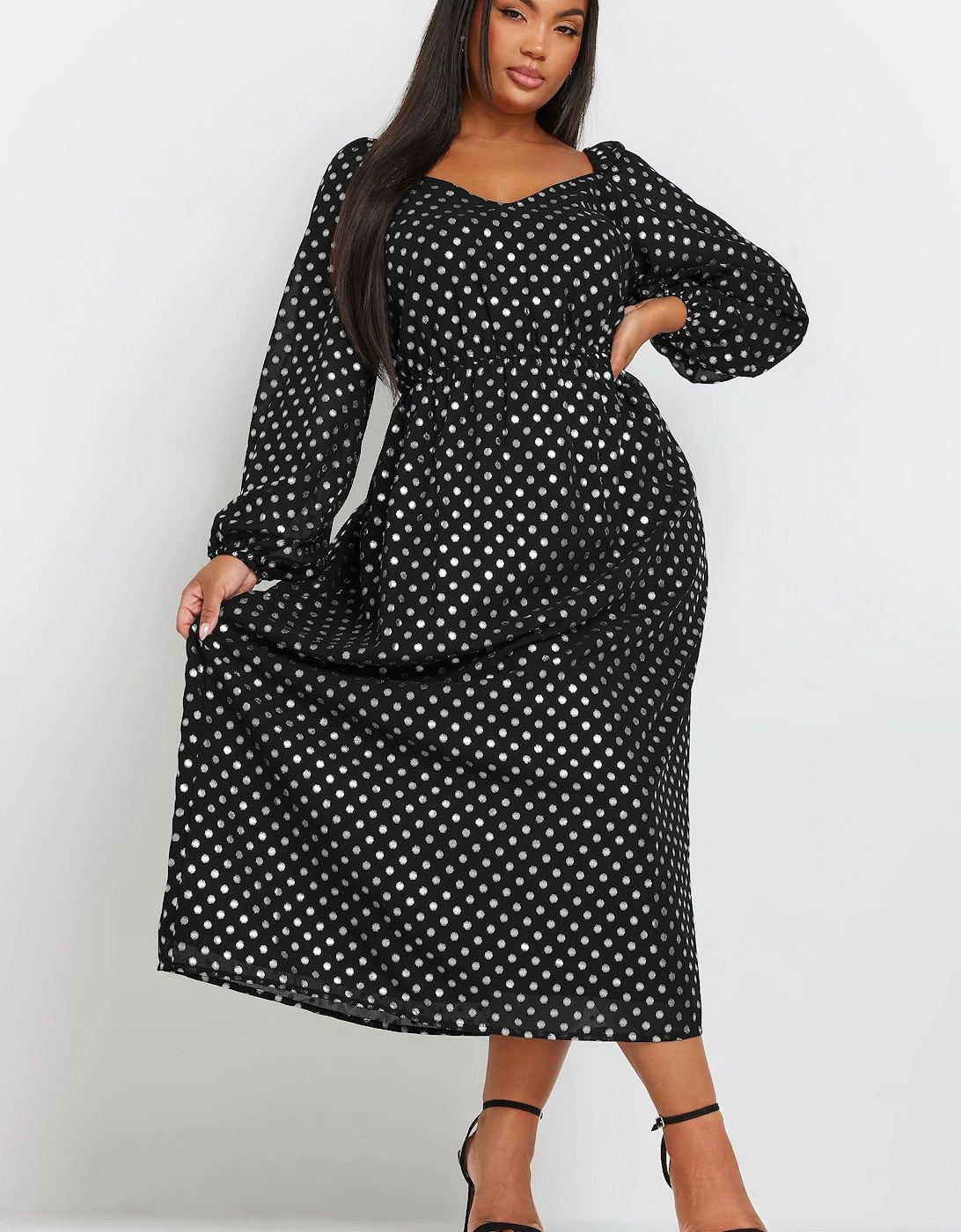 Chiffon Maxi Dress, 2 of 1