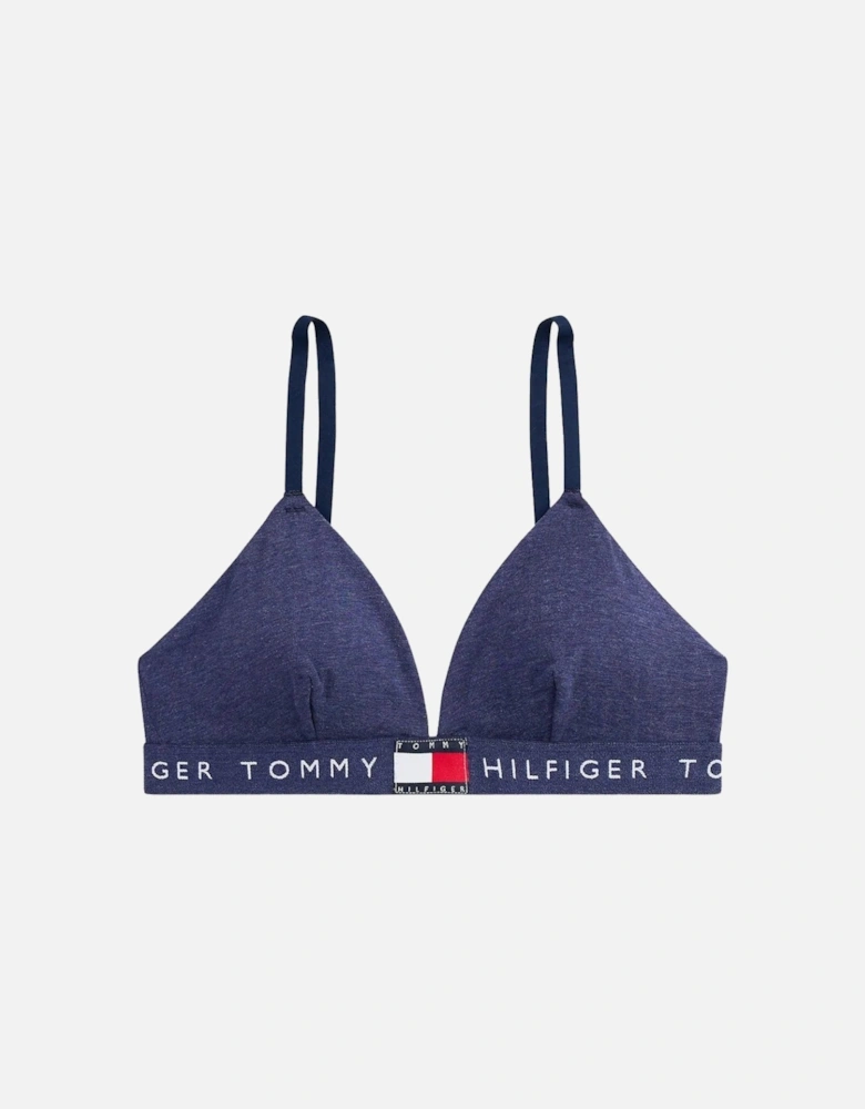 Heritage Logo RP Triangle Bra, Navy Heather