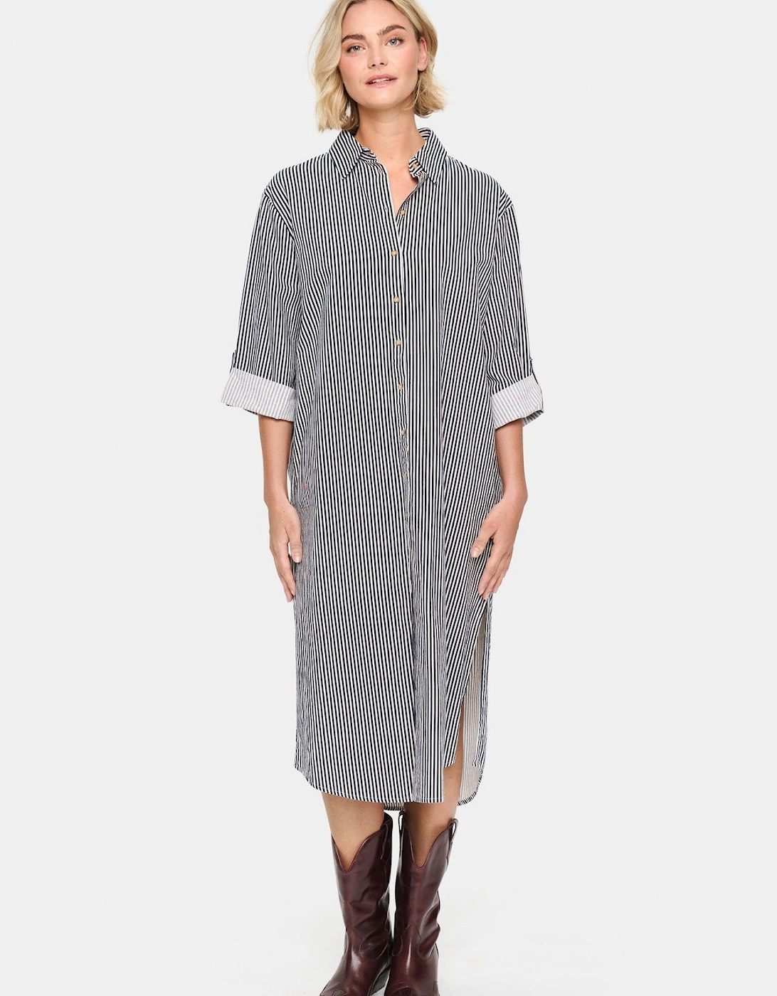 ZalindaSZ Stripe Shirt Dress, 2 of 1
