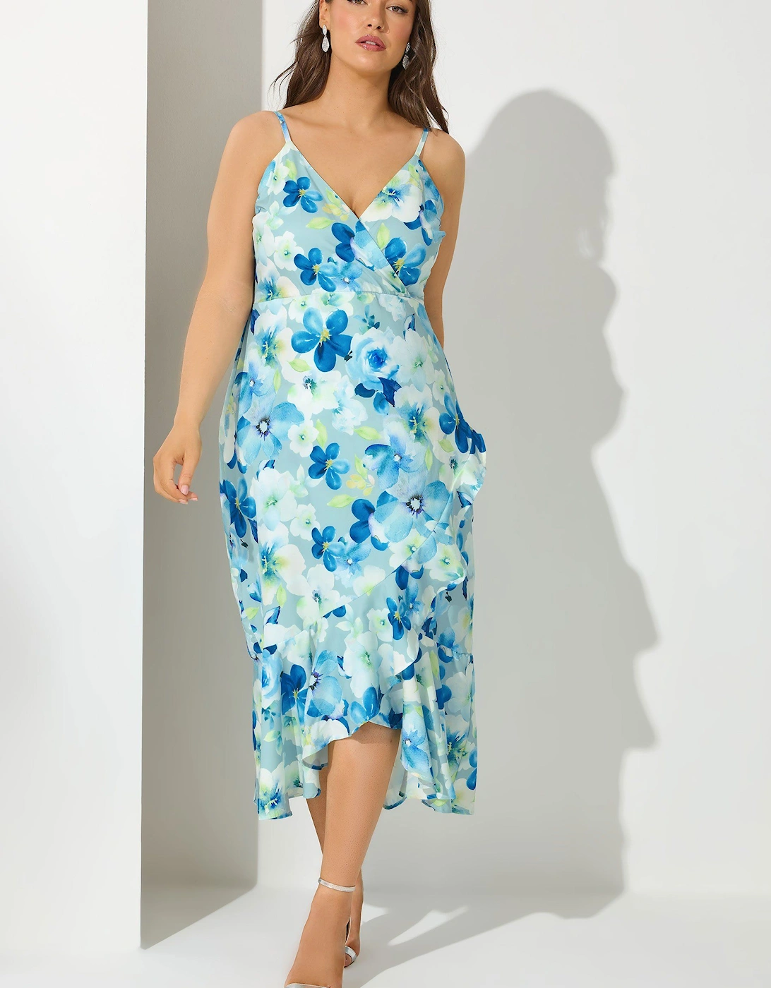 Ruffle Wrap Dress, 2 of 1