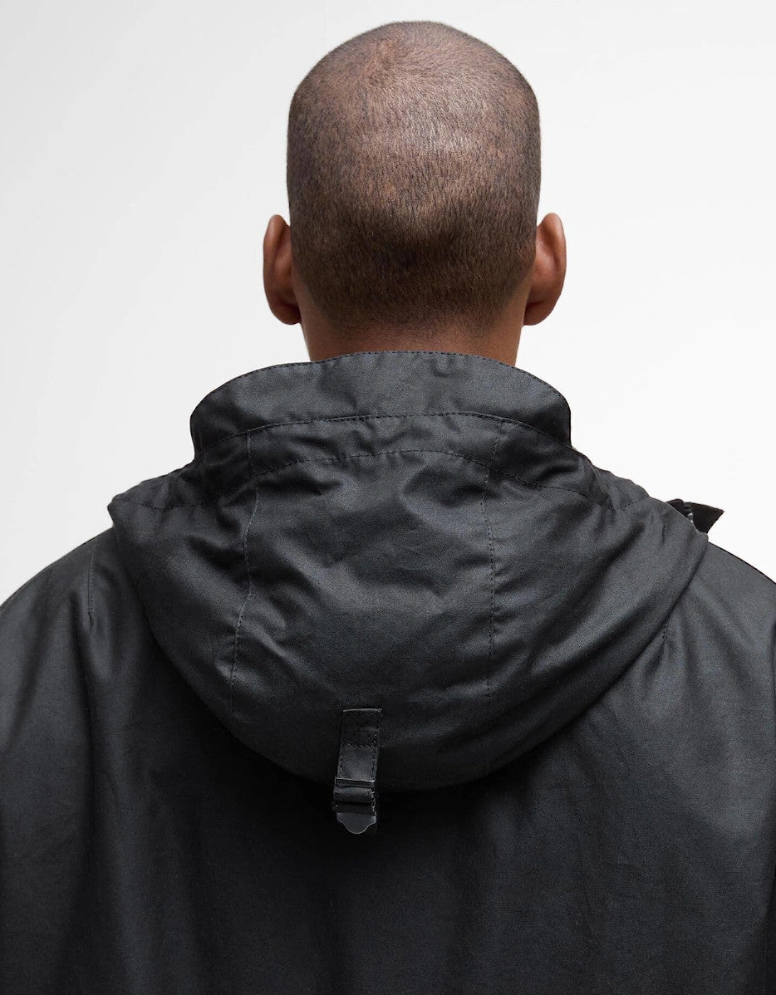 Tide Hood Wax Jacket BK71 Black