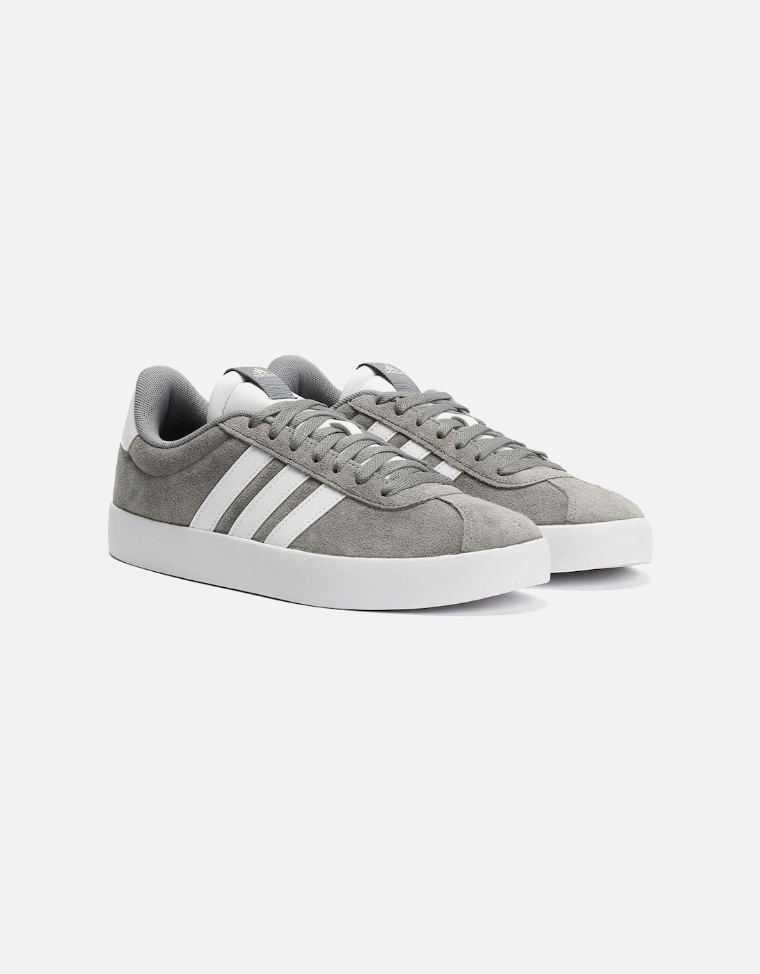 VL Court 3.0 Leather Men's Grey/White Trainers, 9 of 8