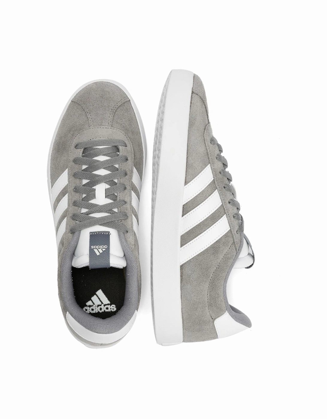 VL Court 3.0 Leather Men's Grey/White Trainers