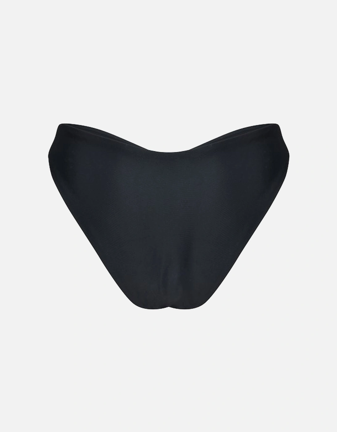 Marissa Hand Embroidered Luxe Bikini Bottom - Black