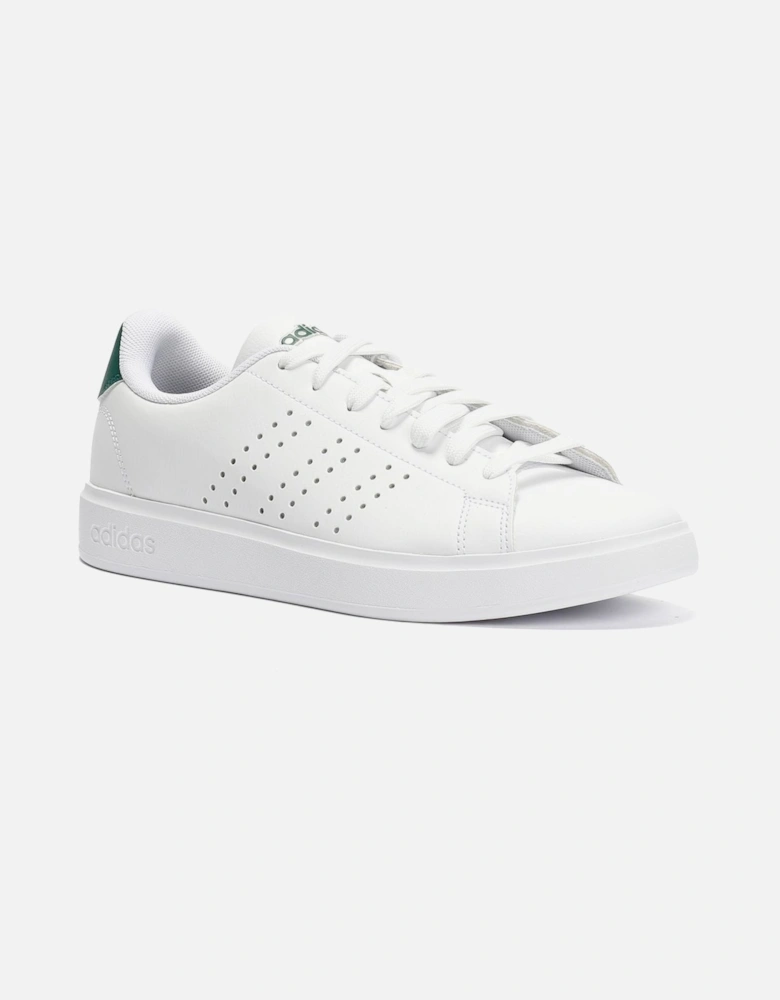 Advantage 2.0 White/Green Trainers