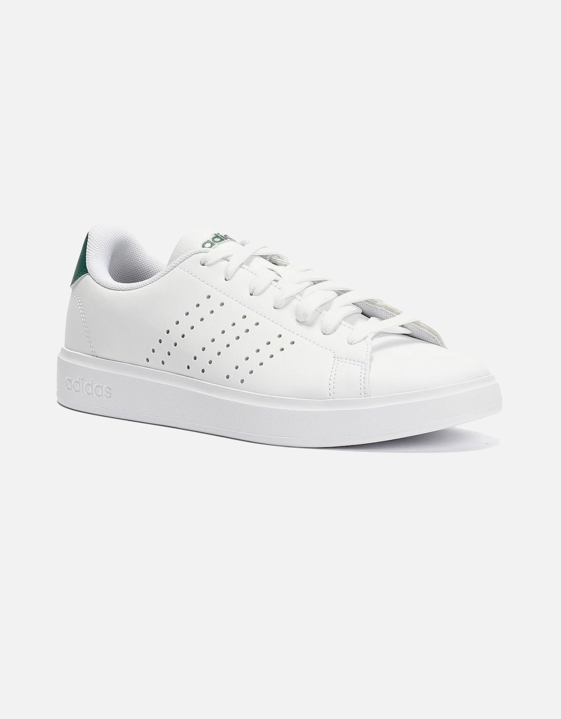 Advantage 2.0 White/Green Trainers