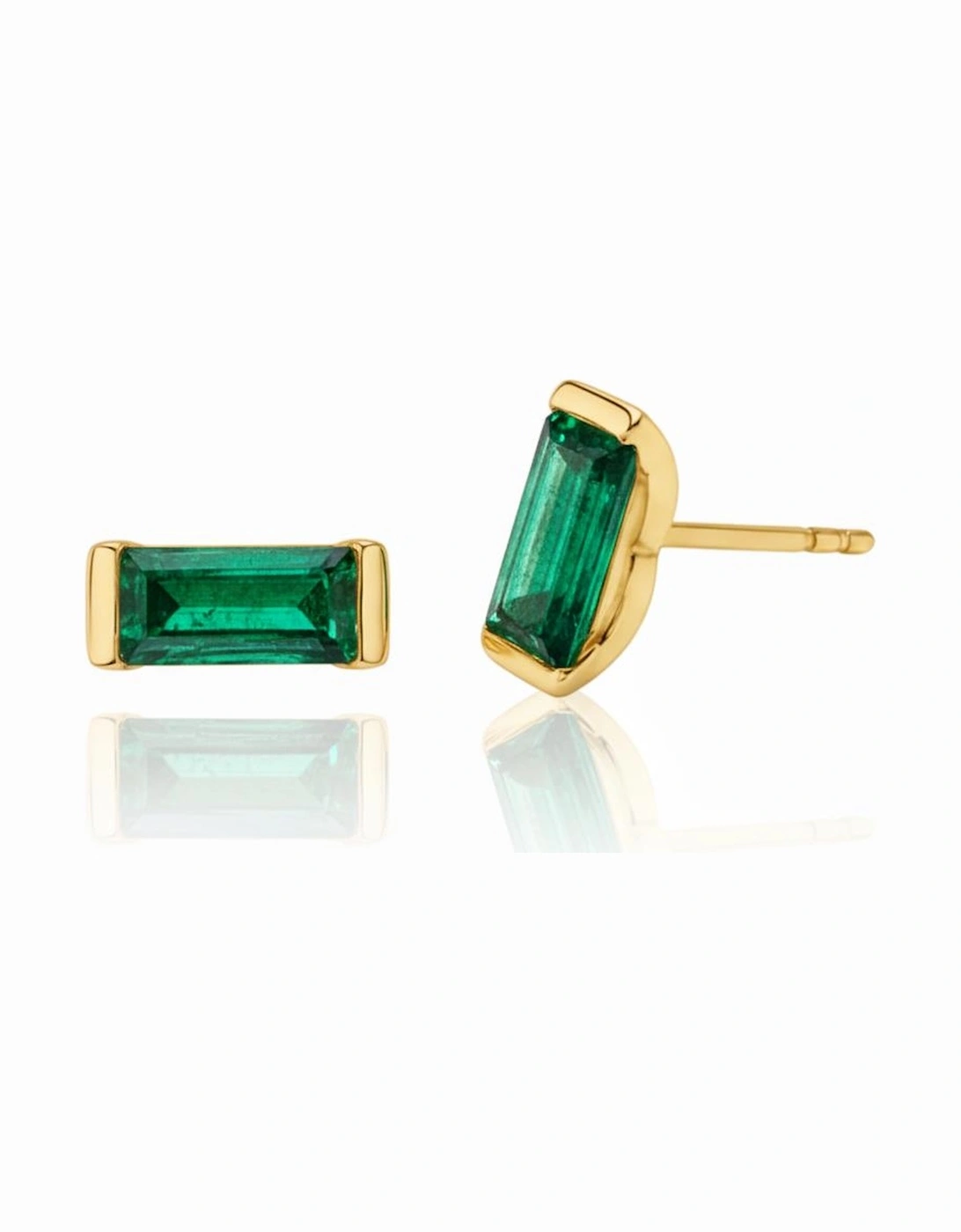 Linéa Baguette Stud Earrings, 2 of 1