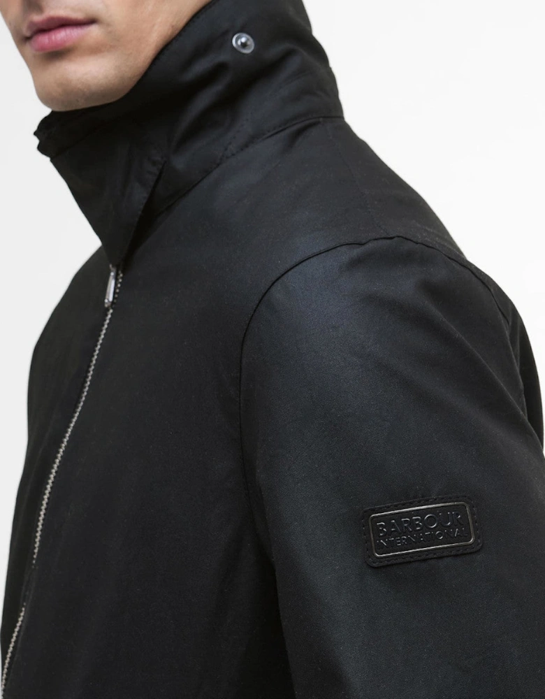 Marker Wax Jacket BK71 Black