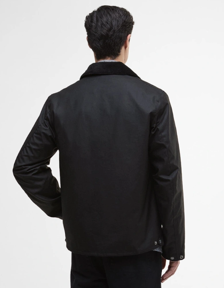 Marker Wax Jacket BK71 Black