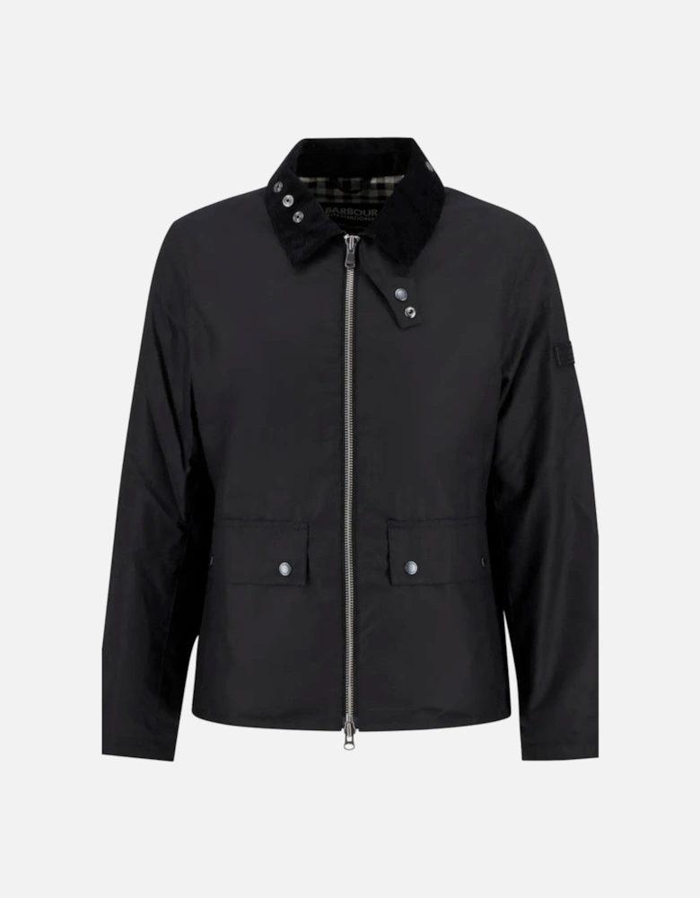 Marker Wax Jacket BK71 Black