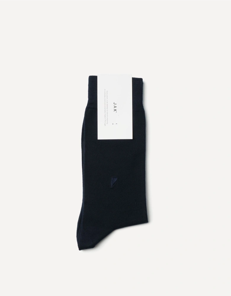 Cotton Dark Blue Socks