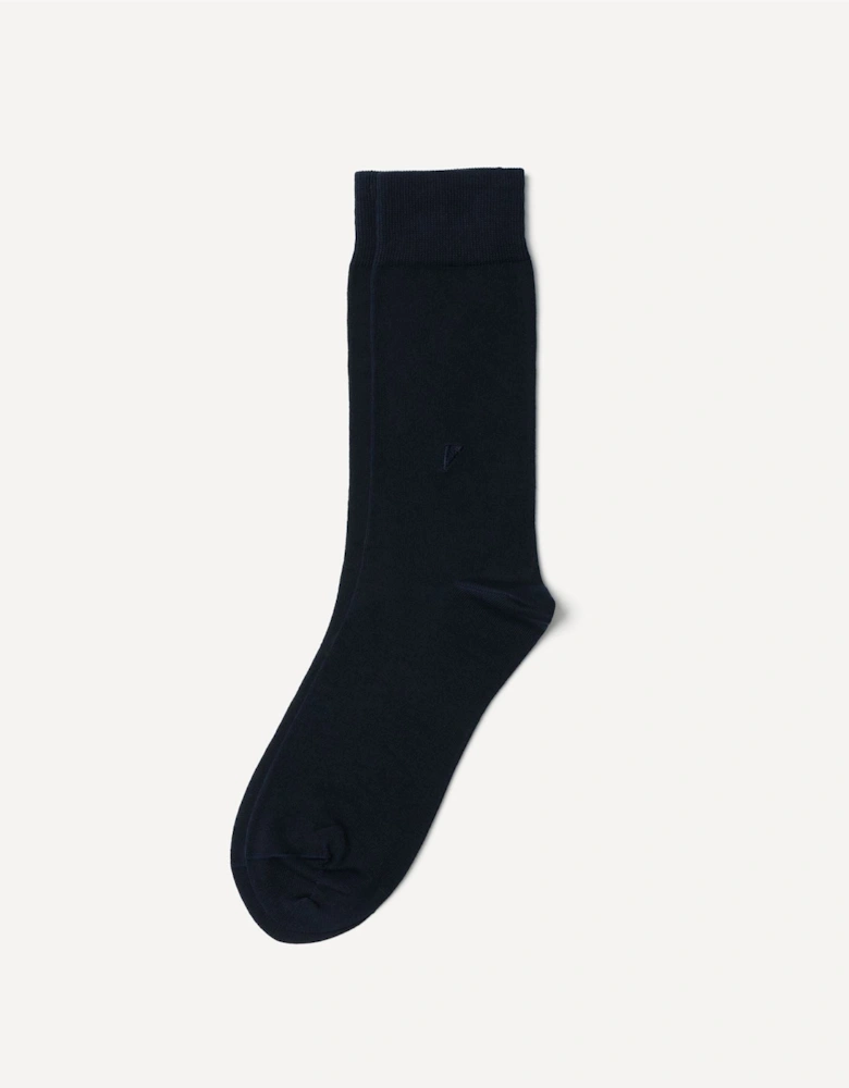 Cotton Dark Blue Socks