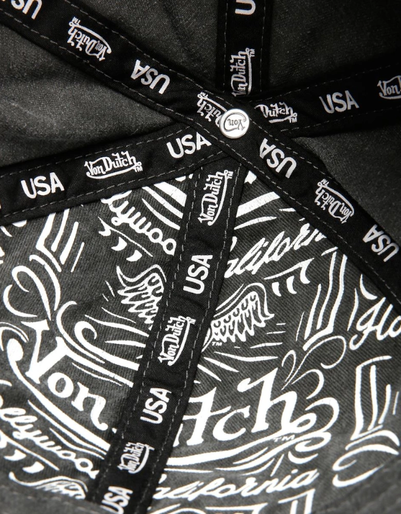 Busted Dad Cotton Black Caps