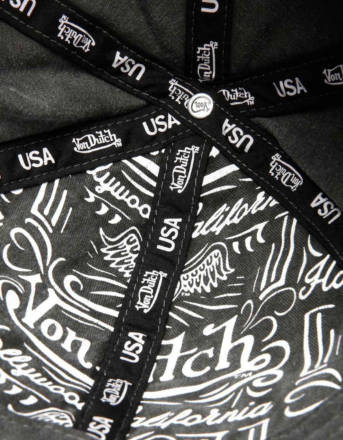 Busted Dad Cotton Black Caps