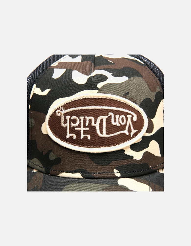Multi Trucker Cotton Brown Edge Camo Caps