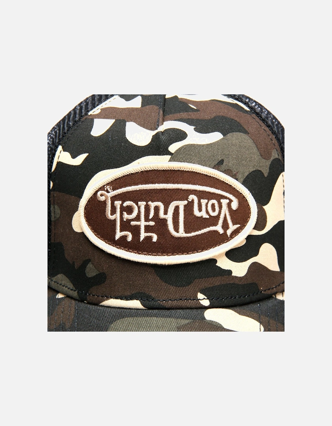 Multi Trucker Cotton Brown Edge Camo Caps