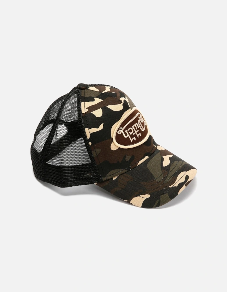 Multi Trucker Cotton Brown Edge Camo Caps