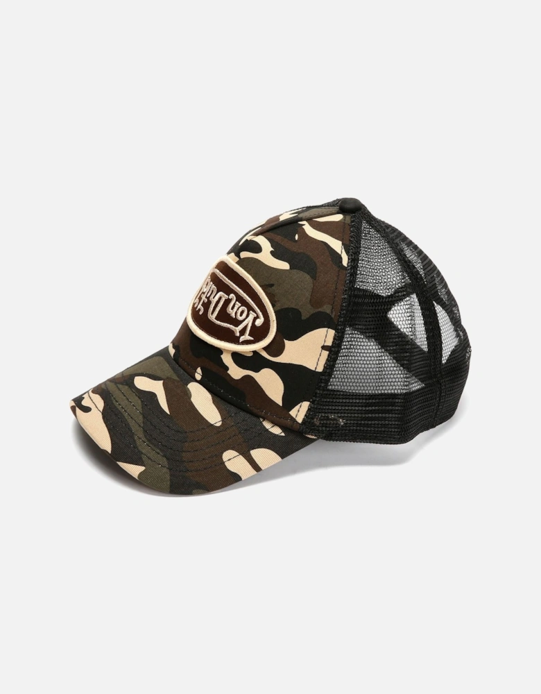Multi Trucker Cotton Brown Edge Camo Caps