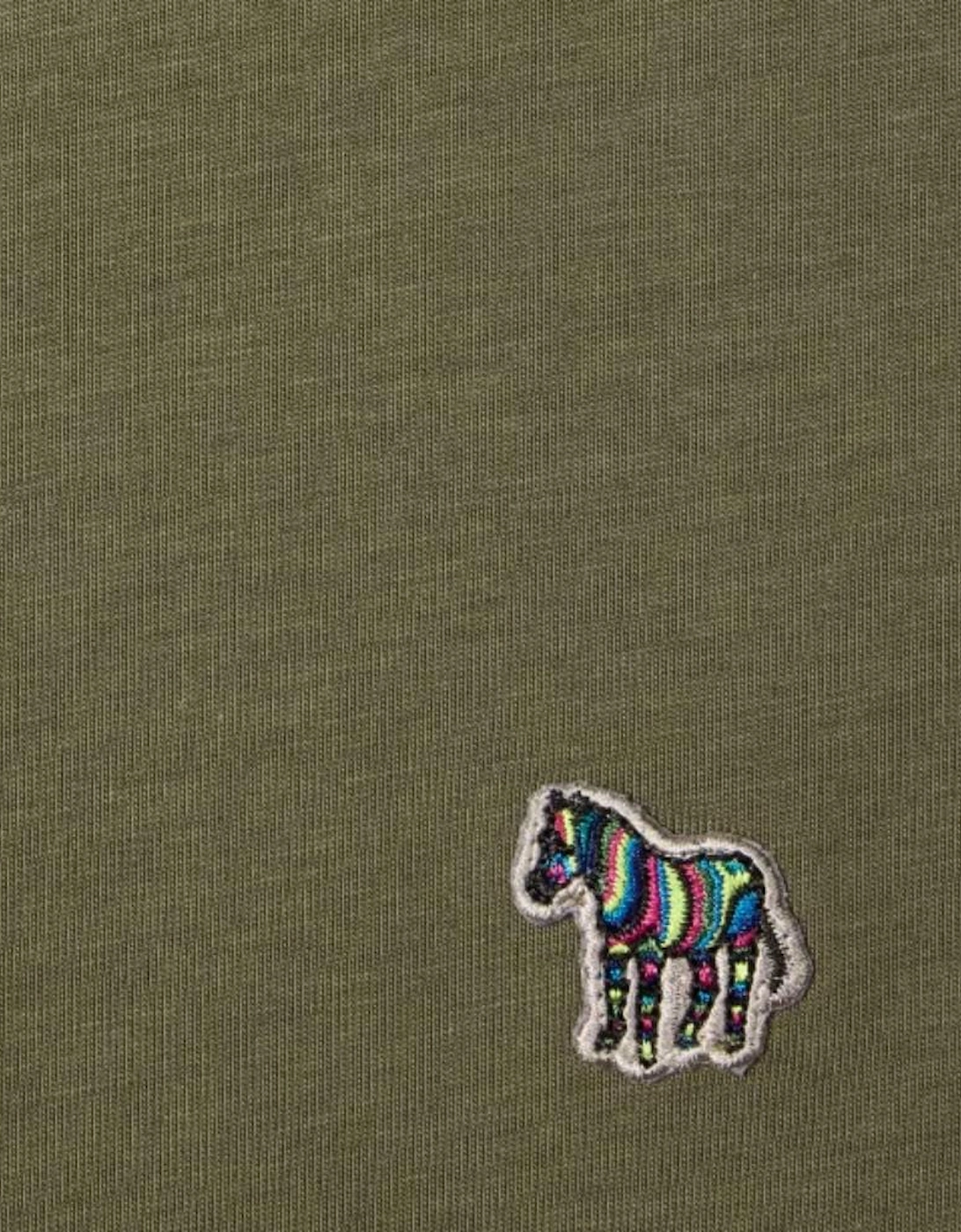 Reg Fit SS Zebra Badge T-Shirt - Green