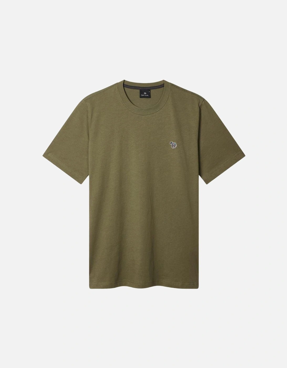 Reg Fit SS Zebra Badge T-Shirt - Green, 3 of 2