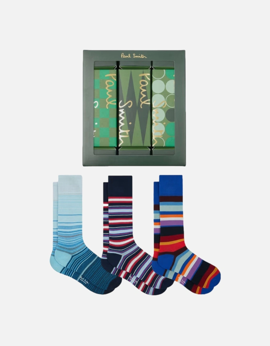 3 Pack Navy Cracker Socks 1A MIX_1, 5 of 4