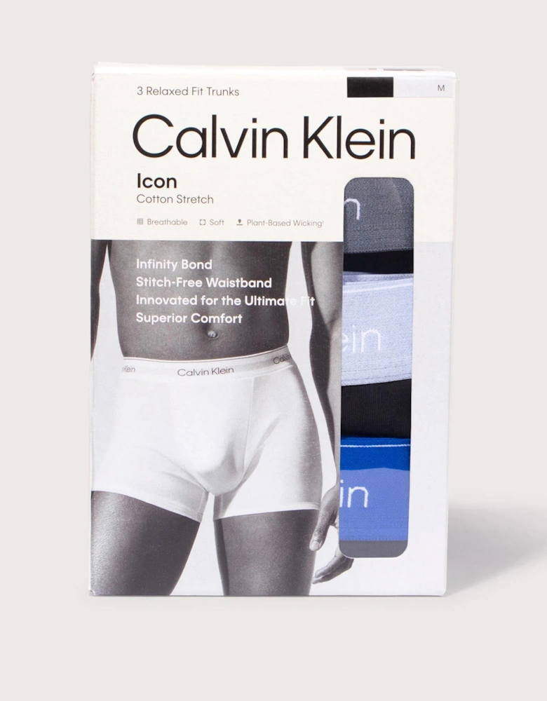 3 Pack Relaxed Fit Trunks