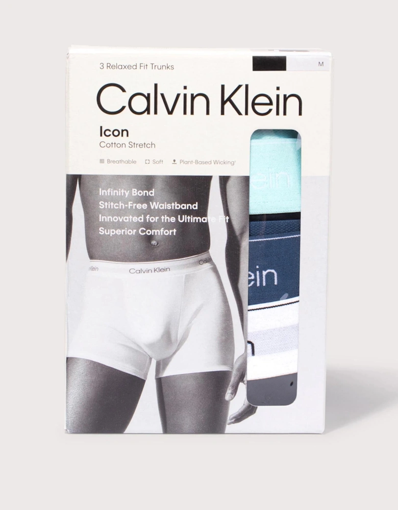 3 Pack Relaxed Fit Trunks