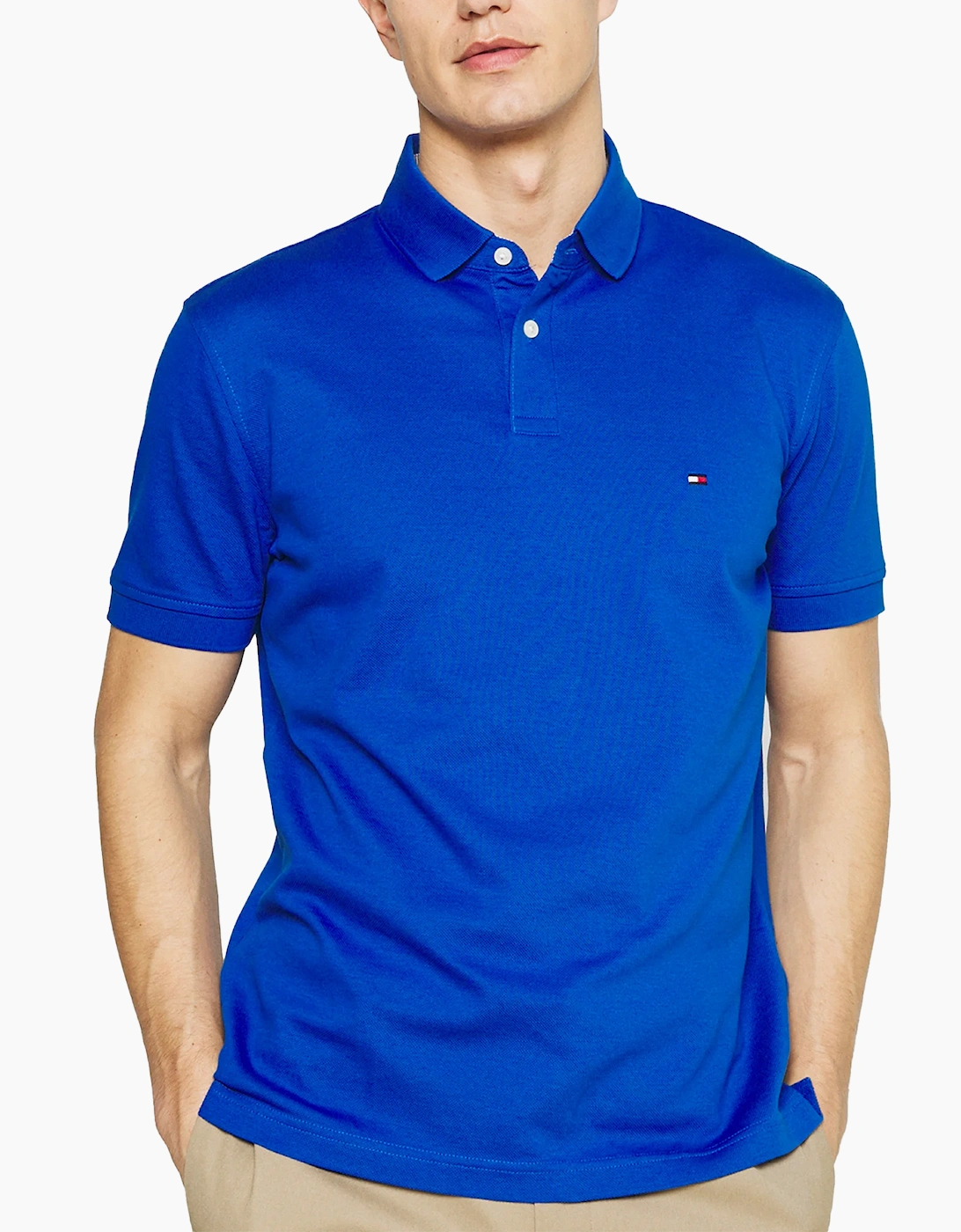 Tommy Hilfiger Tommy Hilfiger Mens Polo Shirts Golf Top - Blue